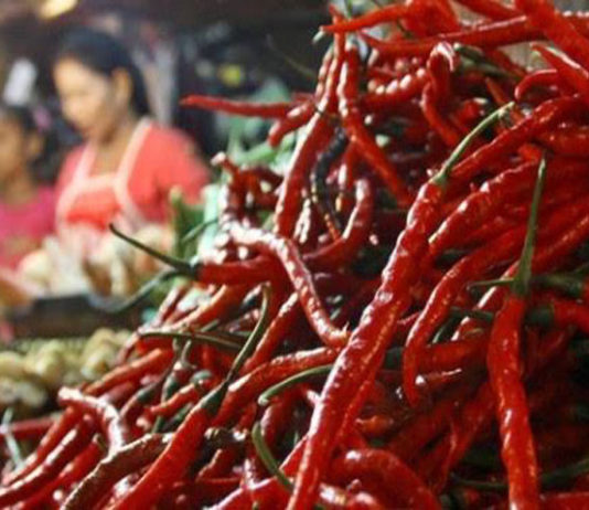Harga Cabai Semakin Pedas Bertengger Di Level Rp50 Ribu/Kg